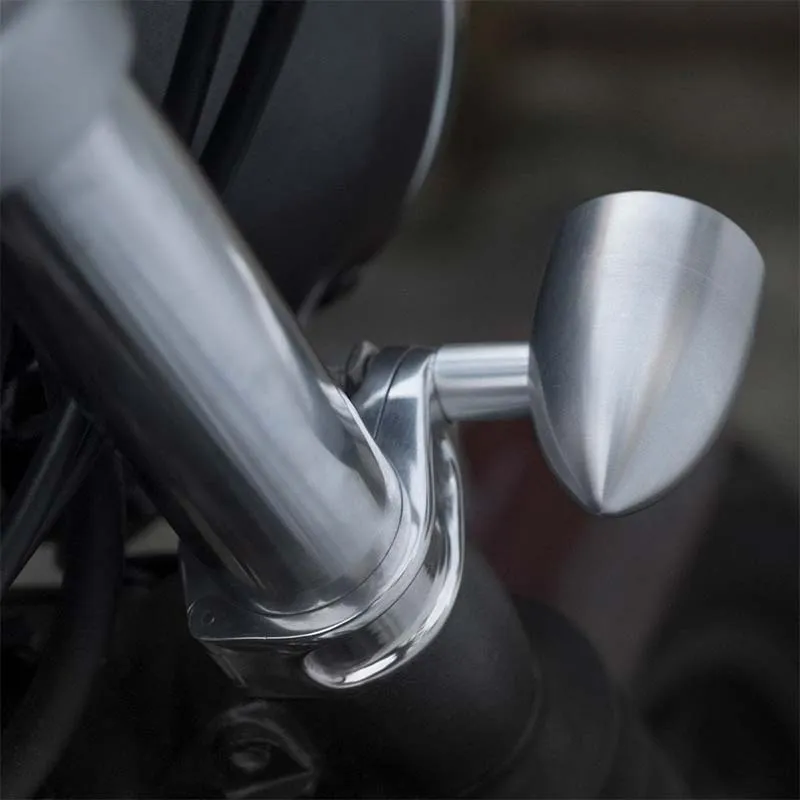 Supports clignotants THE CLAMPITS - finition polie - Fixation fourche 41mm | Motone Customs