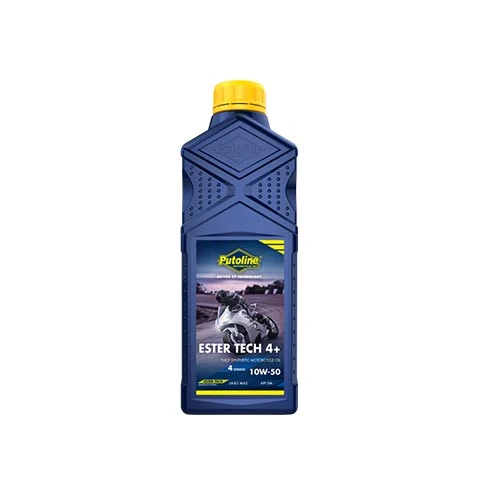 Huile moteur ESTER TECH 4+ 100% Synth. 10W50 4T 1L | Putoline