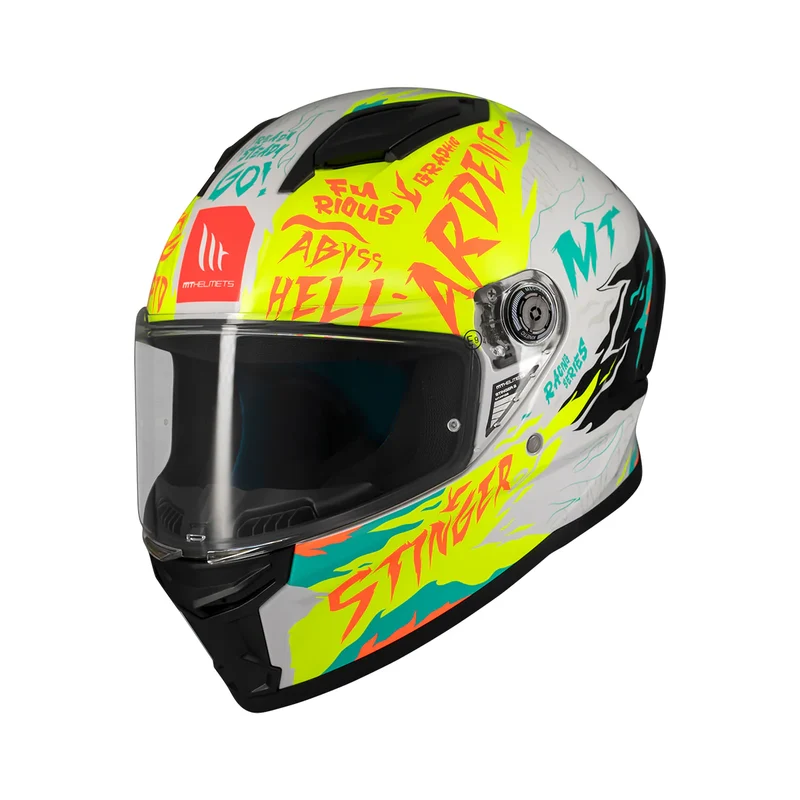 MT STINGER 2 ARDENT INTEGRALES CASCO DE MOTO A3 ACABADO BRILLANTE