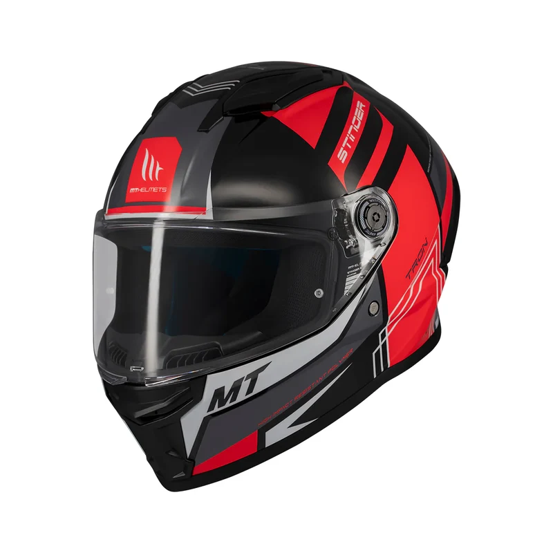 MT STINGER 2 TRON INTEGRALES CASCO DE MOTO B15 BRILLO