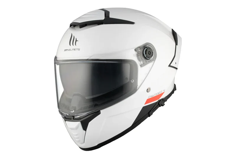 MT THUNDER 4 SV SOLID INTEGRAL CASCO DE MOTO A0 PERLA BRILLO