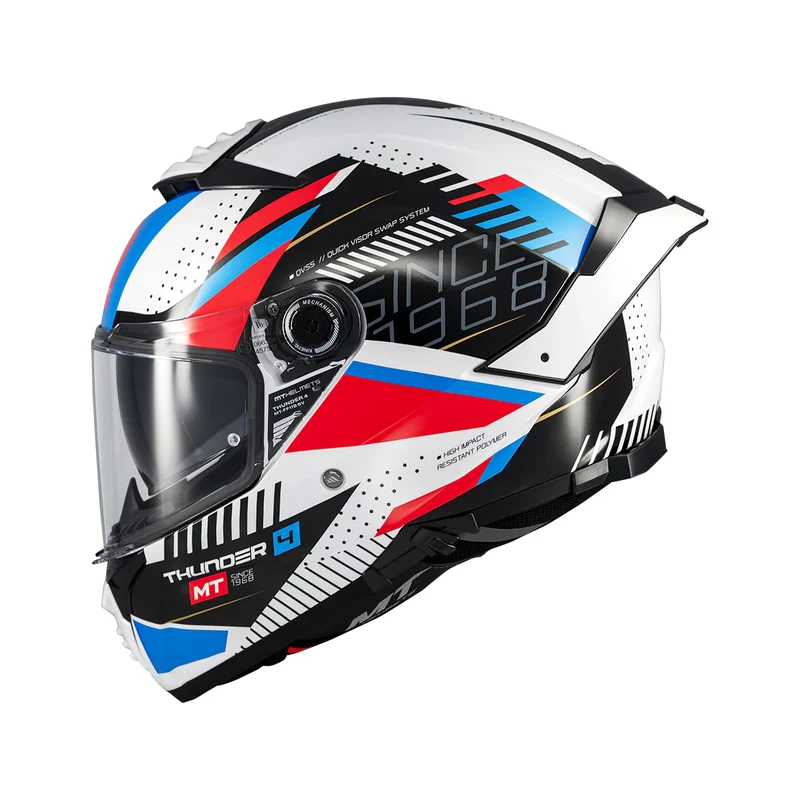 MT THUNDER 4 SV LUMINENCE INTEGRAL DEPORTIVO CASCO DE MOTO A7 BRILLANTE