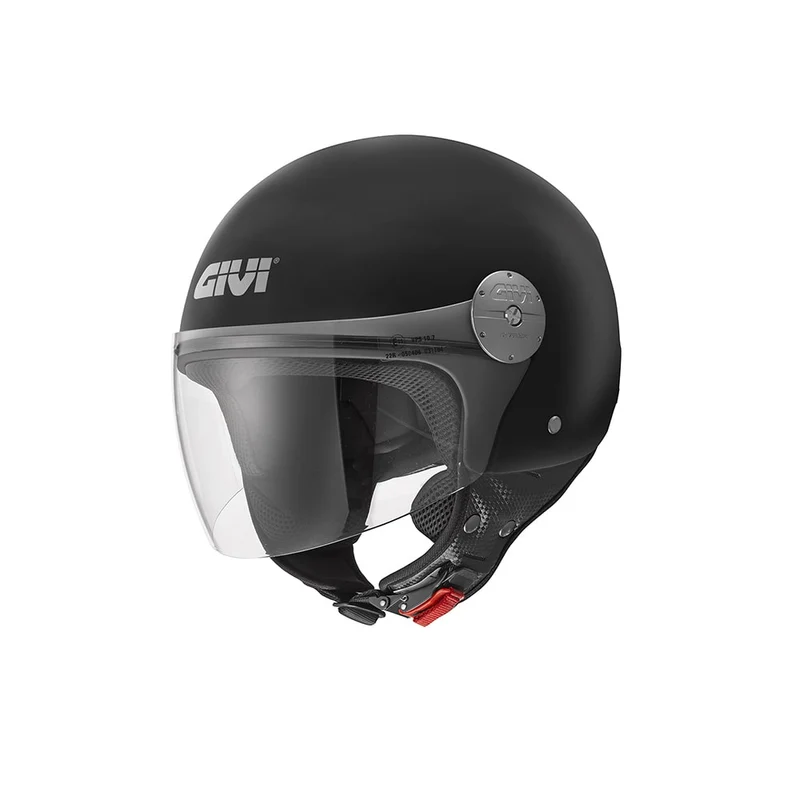GIVI 10.7 EVO SOLID N900 CASCO SEMI-JET MOTOCICLETA NEGRO