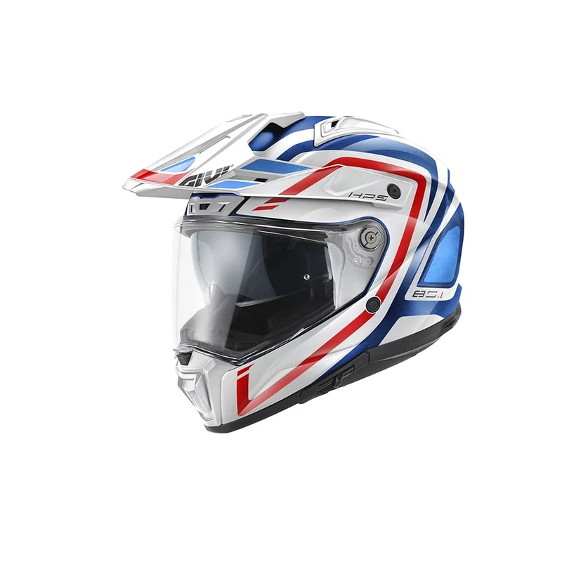 GIVI 80.1 APEX AXLR ADVENTURE MOTORCYCLE FULL FACE HELMETG BLUE WHITE RED