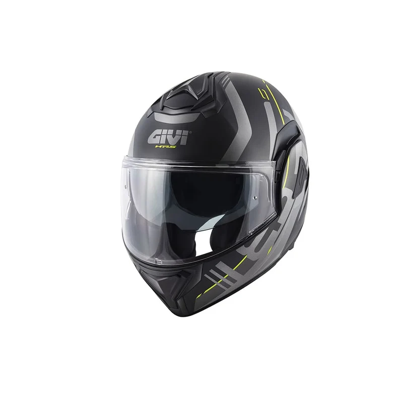 GIVI X30 PULSAR CASCO MODULAR DE MOTO NEGRO MATE AMARILLO TITANIO