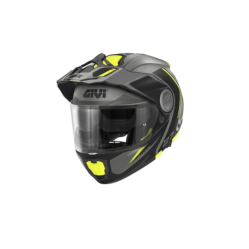 GIVI X27R TOURER TRTY CASCO MODULAR DE MOTO AMARILLO TITANIO