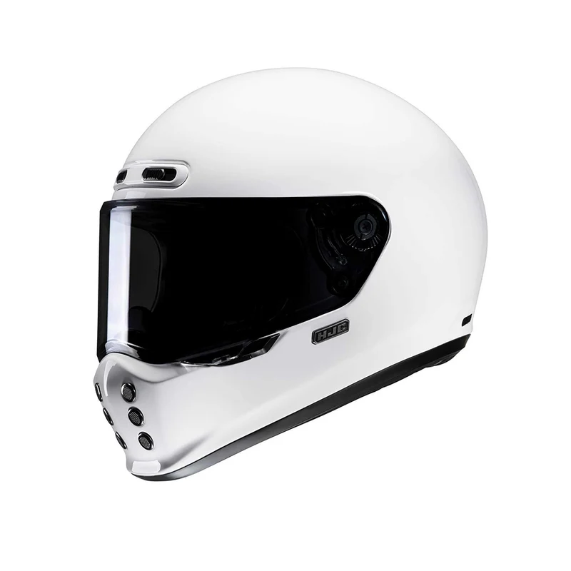 HJC V10 UNI Racing Moto Blanco Integral Casco