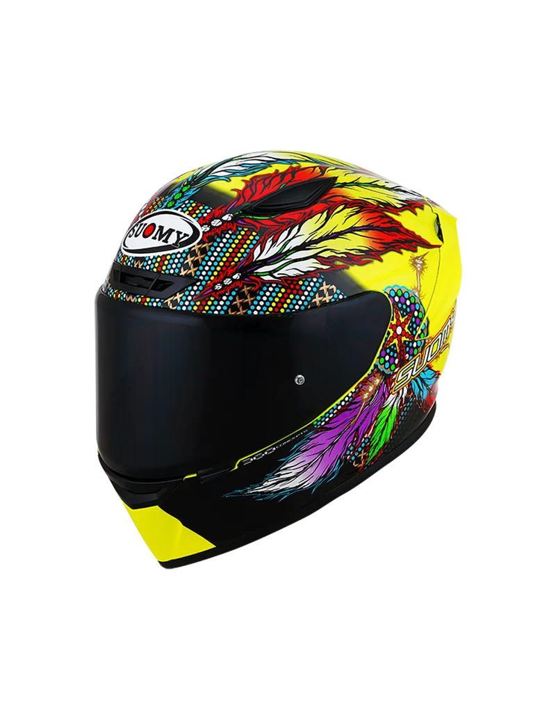 SUOMY-CASCOS TRACK-1 CHIEFTAIN MULTI YELLOW E06