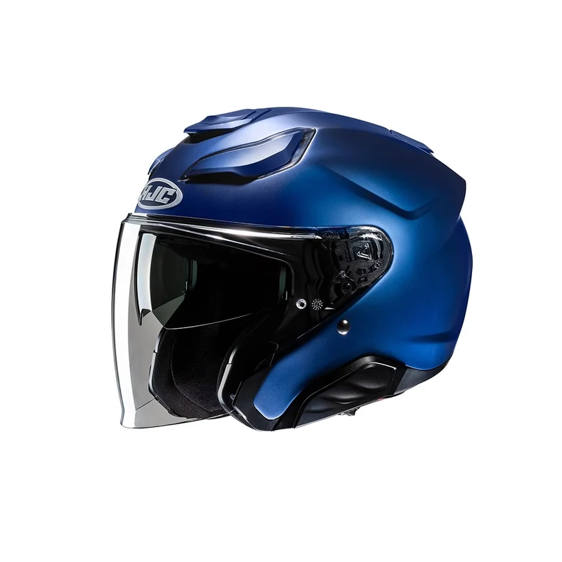 HJC F31 Semiplano Casco abierto Metálico Azul