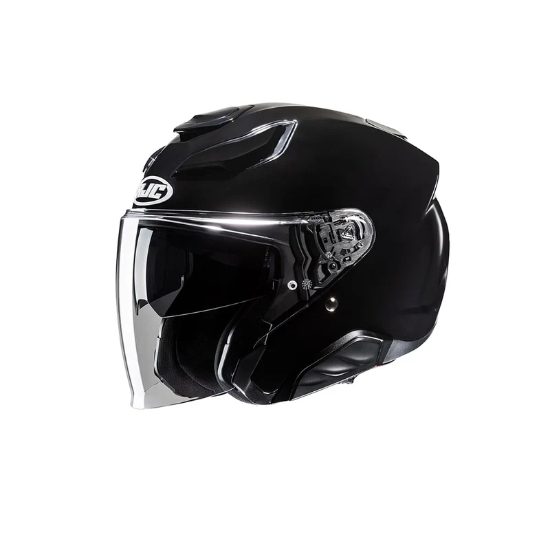 HJC F31 Semiplano Casco abierto metal negro