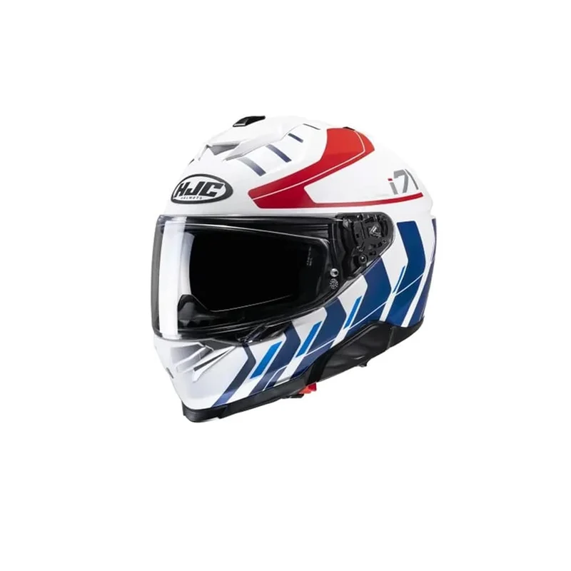 HJC I71 SIMO MC21SF DE TURISMO DE MOTO CASCO INTEGRAL BOANCO AZUL ROJO