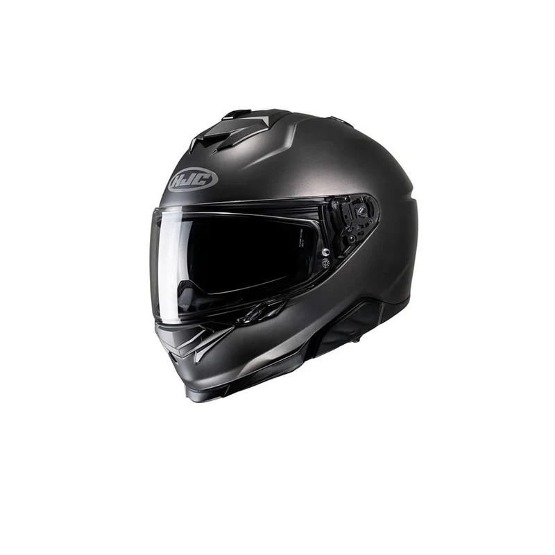 HJC I71 DEPORTIVO MOTOCICLETA CASCO INTEGRAL TITANIO SEMIPLANO