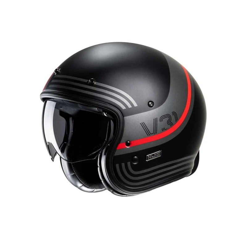 HJC V31 Byron MC1SF estilo retro Casco abierto para motocicleta de turismo