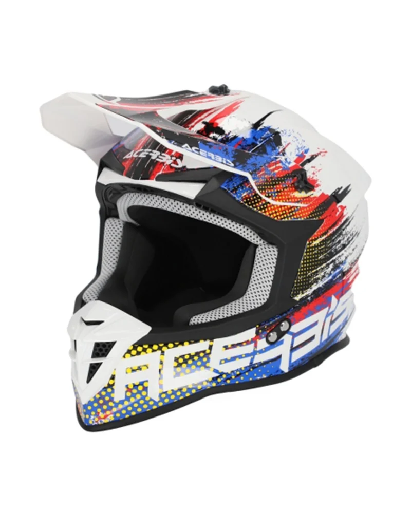 ACERBIS - CASCO LINEAR 2206 BLANCO AZUL ROSSO