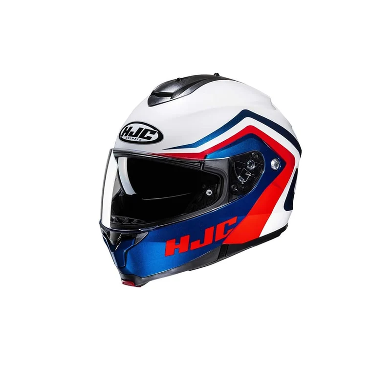 HJC C91N NEPOS MC21 MOTOCICLETA CASCO ABATIBLE BLANCO AZUL ROJO
