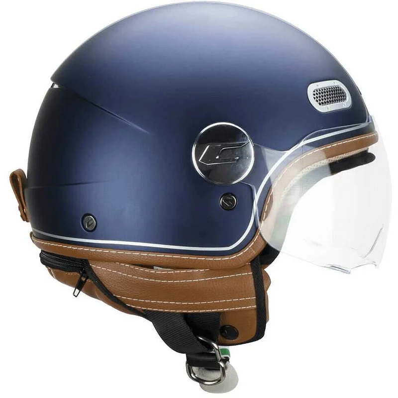 CGM 191V PIX VINTAGE JET CASCO Blu Argento satinato sagomata