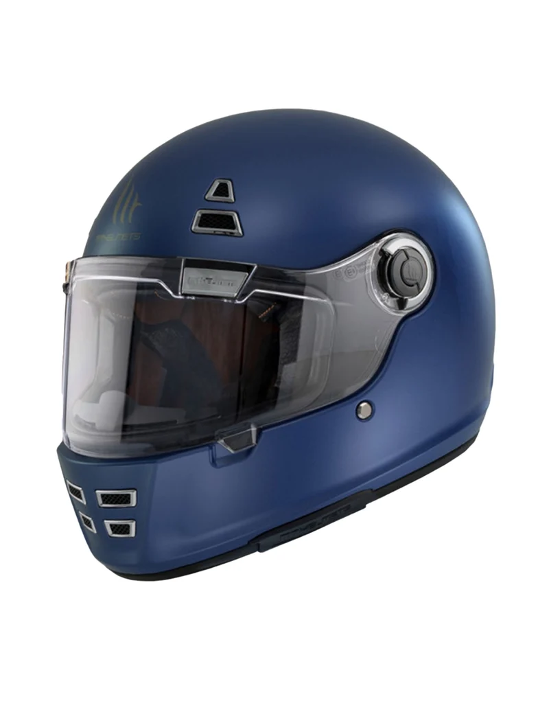 MT JARAMA SOLID INTEGRAL CASCO DE MOTO A7 AZUL MATE