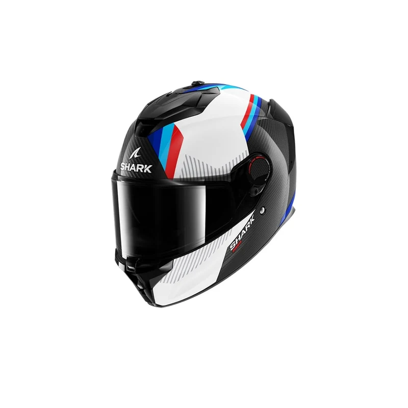 SHARK SPARTAN GT PRO DOKHTA Integral Casco Carbono Blanco Azul