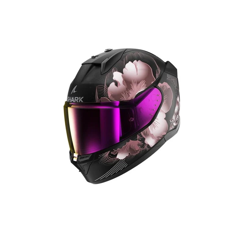 SHARK CASCO D-SKWAL 3 MAYFER MAT NEGRO VIOLETA DORADO