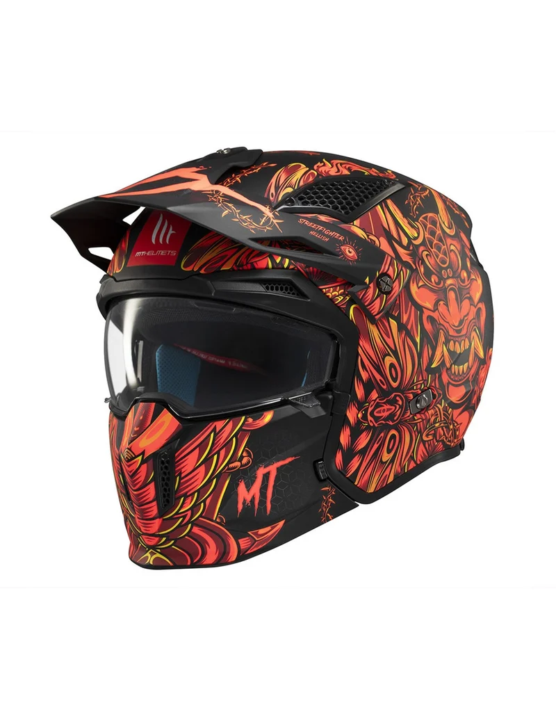 MT STREETFIGHTER S SV HELLISH B5 TODOTERRENO AVENTURA MODULAR CASCO DE MOTO