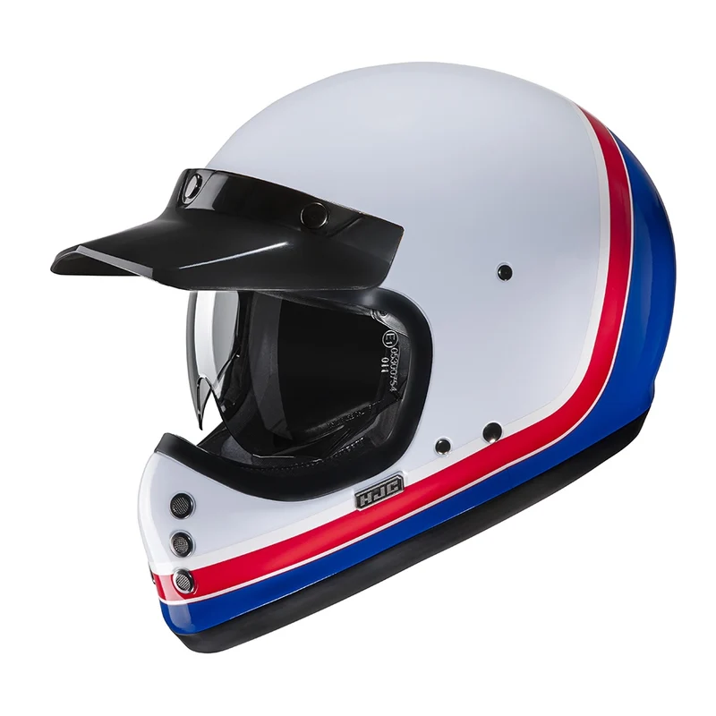 HJC V60 SCOBY MC21 CLÁSICO MOTOCICLETA ESTILO VINTAGE CASCO