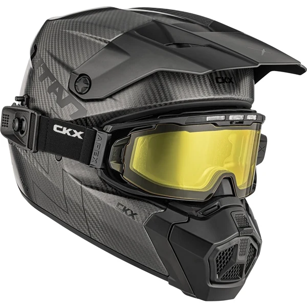 CKX Titan AMS Carbon Helmet Solid - Apex Goggle included