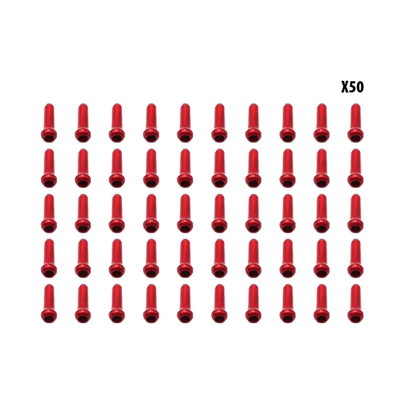 Arrets de cables rouge x50 pcs