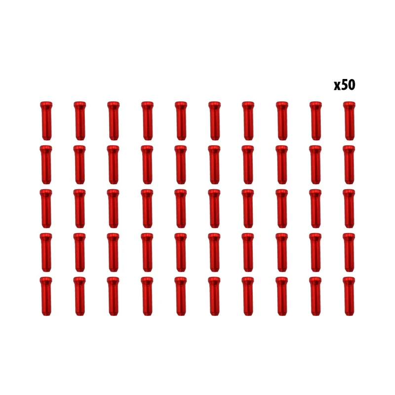 Arrets de cables rouge x50 pcs