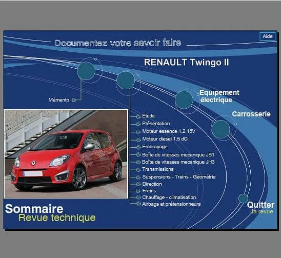 Manuel de réparation Renault Twingo 2