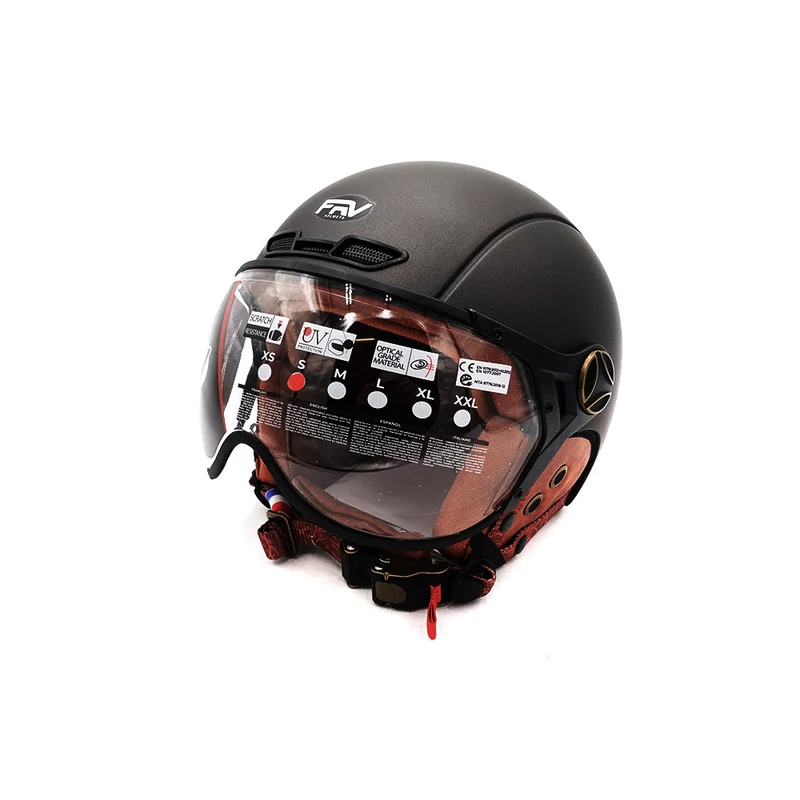Casque JET Gris graphite Mat (taille XS à XXL) (XXL)