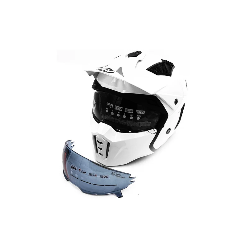 Casque street Trooper (taille S à XL) - blanc (S)