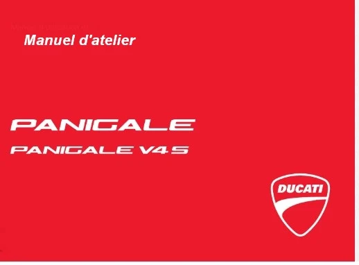 Manuel d'atelier Ducati Panigale V4 V4S 2018 français