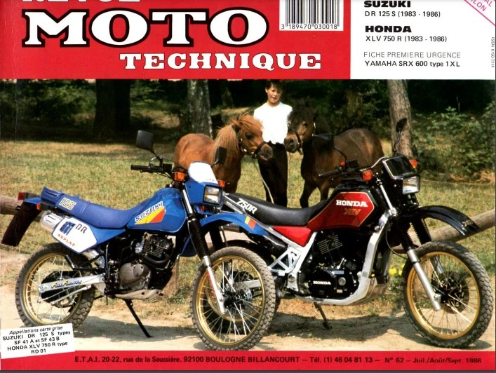 Revue technique Suzuki 125 DR en téléchargement