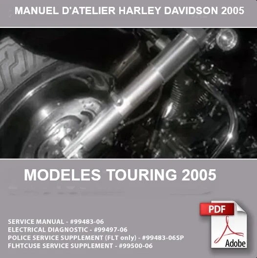Manuel d'atelier Harley Davidson Touring 2005 français