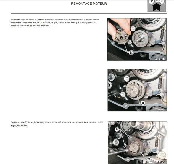 Manuel d'atelier pdf français Husqvarna 630 TE SM IE 2011