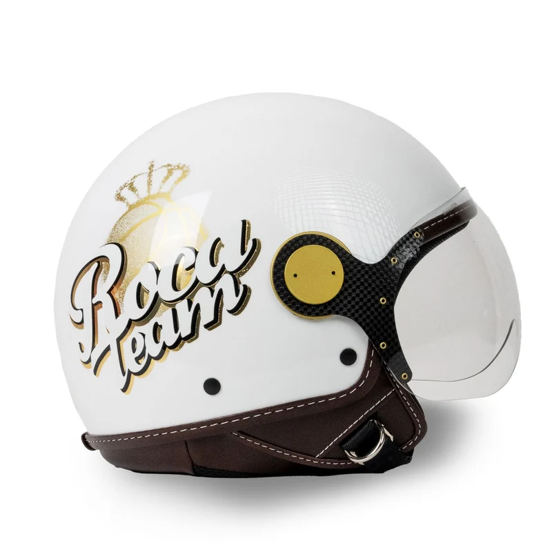 Casco “Roca Team” Monaco Color Bianco
