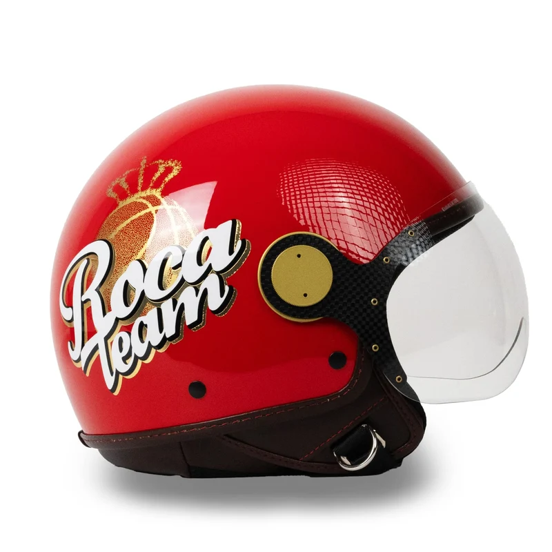 Casco “Roca Team” Monaco Color Rosso
