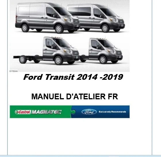 Manuel d'atelier Ford Transit 2014 2019 français