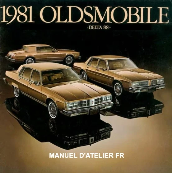 Manuel d'atelier Oldsmobile Delta 88 diesel 1981 français
