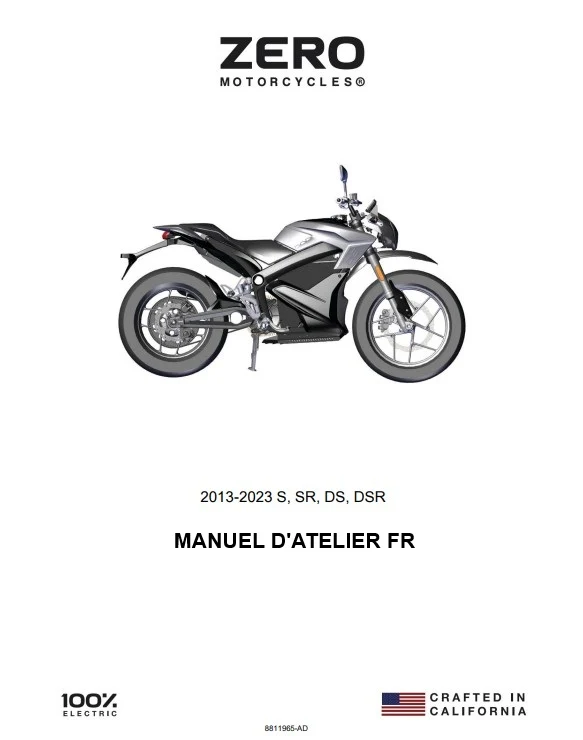 manuel d'atelier Zero SDS 2023 français