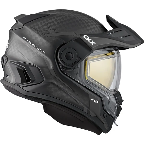 CKX Mission Free-Face Helmet - Carbon (515522)