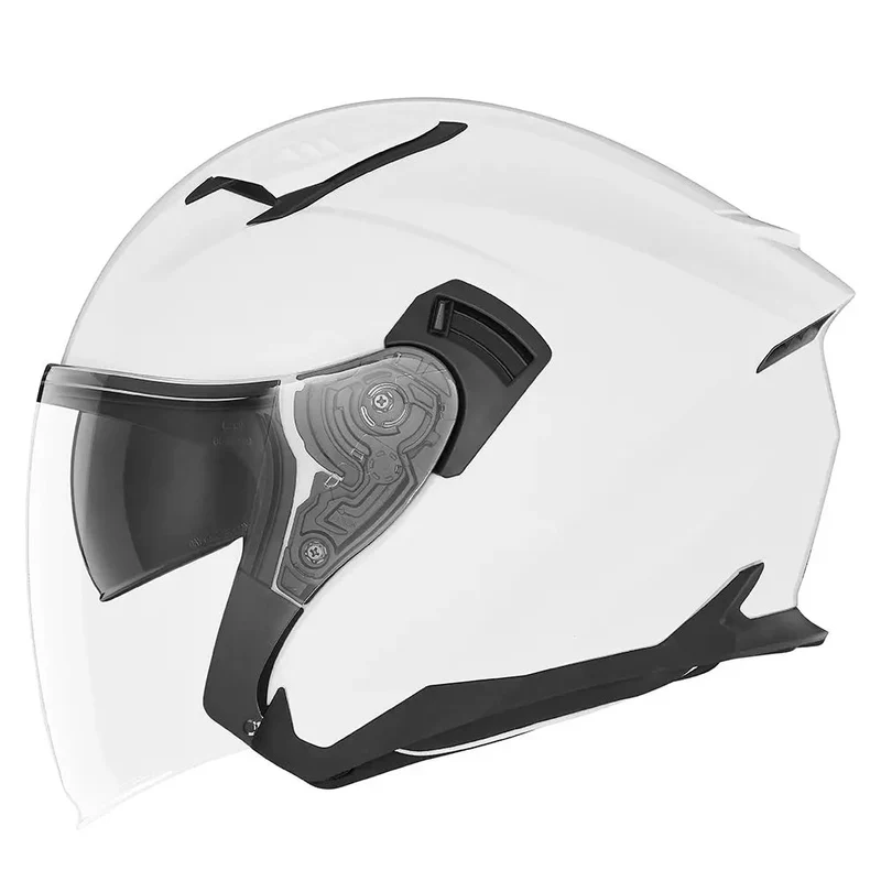 Casque Moto Jet N130 Blanc Perle | NOX