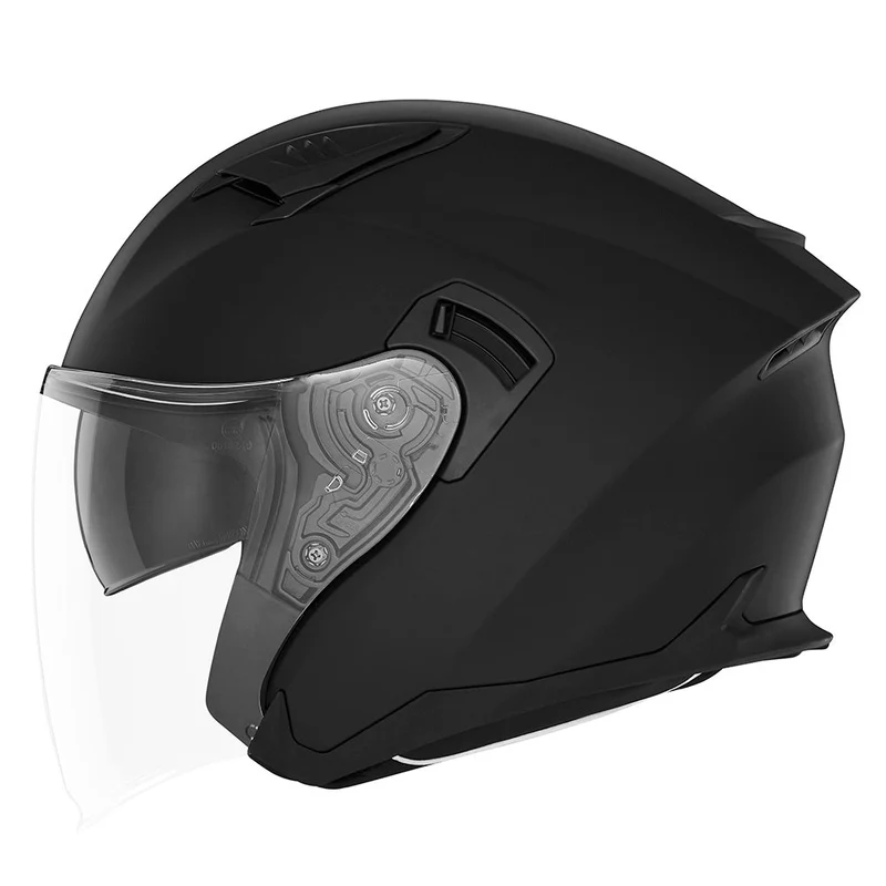 Casque Moto Jet N130 Noir Mat | NOX