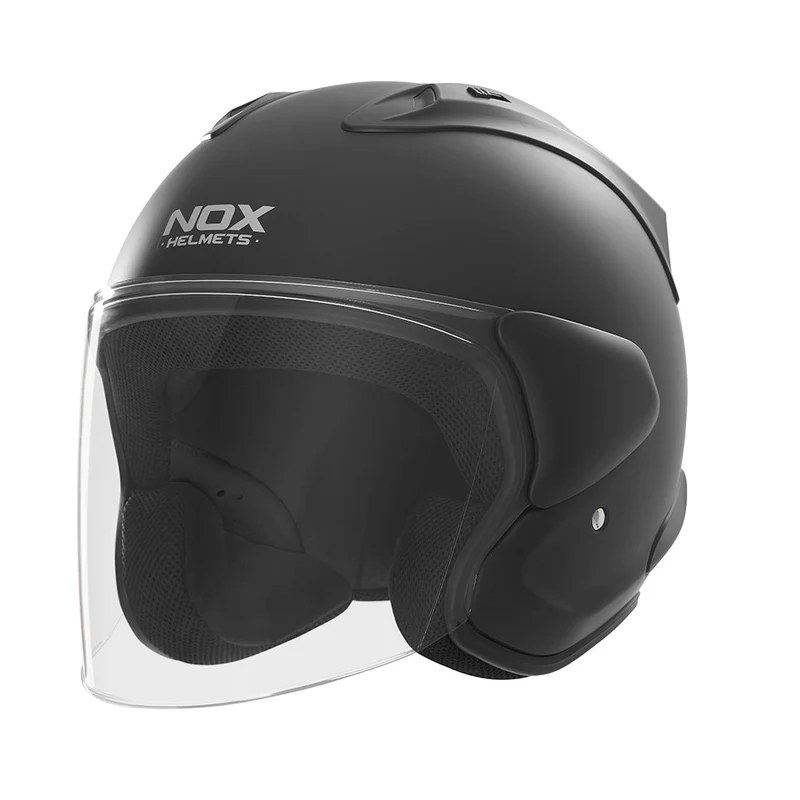 Casque Moto Jet N 220S Noir Mat | NOX