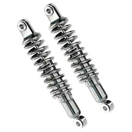 Amortisseurs moto universels RD222-P ressort chrome 280 à 370 mm | YSS