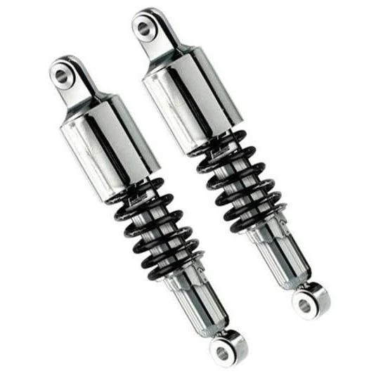 Amortisseurs moto universels RD222-P ressort noir cache 100mm-280 à 370 mm | YSS