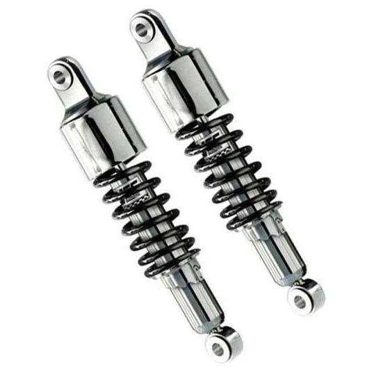Amortisseurs moto universels RD222-P ressort noir cache 60mm 280 à 370 mm | YSS