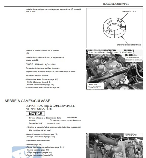 Manuel d'atelier Honda Lead 110 2009 français