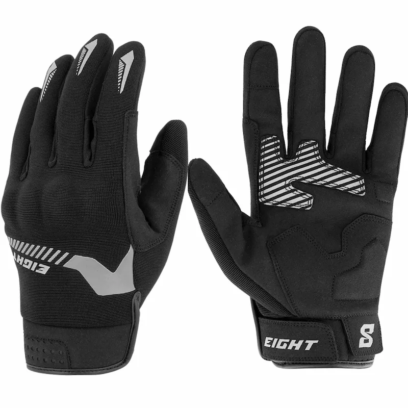 Gant moto été/mi-saison homme First noir/gris | CE homologué