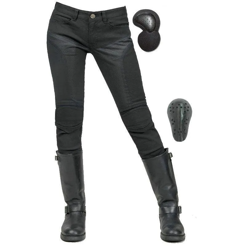 Pantalon moto femme été - VELOZA™